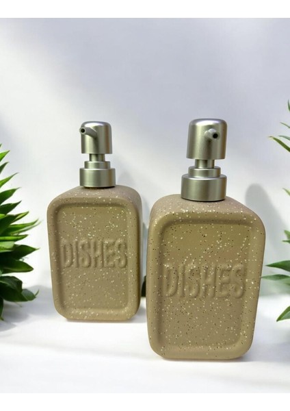 Elite 4120 Metal Standlı Dishes Sıvı Sabunluk Tezgah Üstü Banyo Mutfak Lavabo Sabunluğu 1 Adet fırsatları