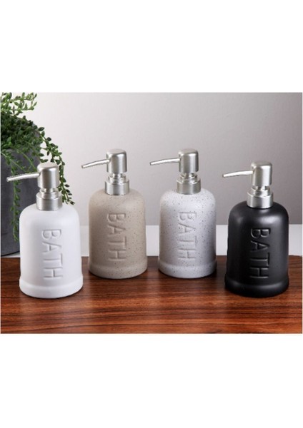 Elite Gnl G2648 Stonware Bath Sıvı Sabunluk 500 Ml. Krem Rengi 1 Adet
