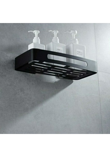 Elite Titan Metal Siyah Duş Içi Organizer Şampuanlık 1 Adet