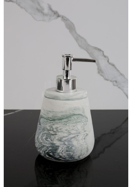 Elite Mermer Desenli Tuvalet Banyo Mutfak Beton Sıvı Sabunluk 1 Adet
