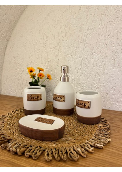 Elite Banyo Seti 4 Lü Sabunluk Seti Soap Banyo Sabunluk 1 Adet modelleri