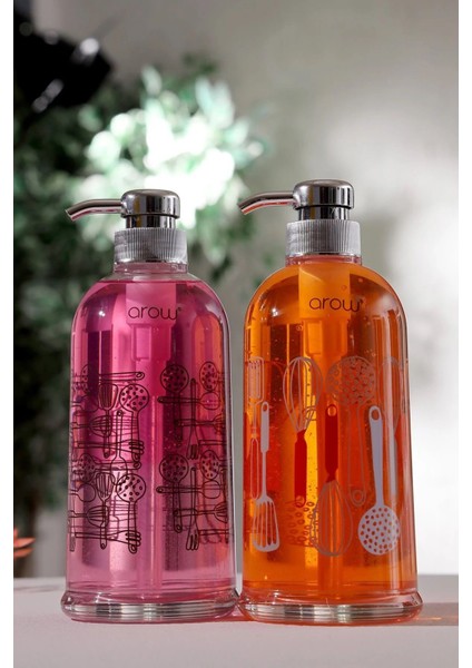 Elite 2'li Sıvı Sabun ve Bulaşık Deterjanı Şişesi 500 ml 1 Adet