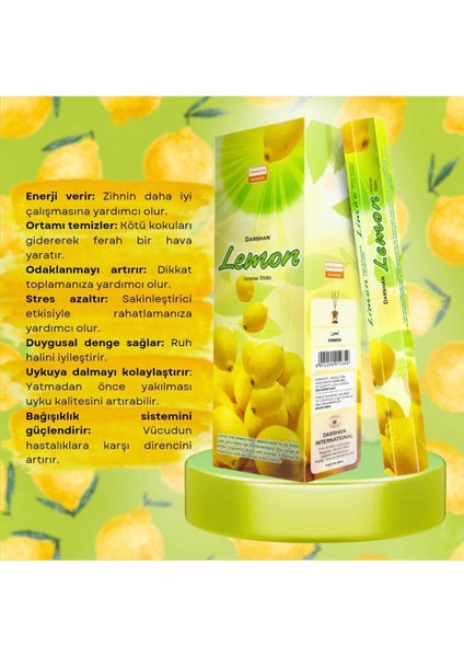 Elite Limon Tütsüsü 20 Çubuk 1 Adet