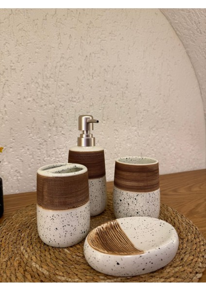 Elite Banyo Seti 4 Parça Banyo Sabunluk Seti 1 Adet fırsatları