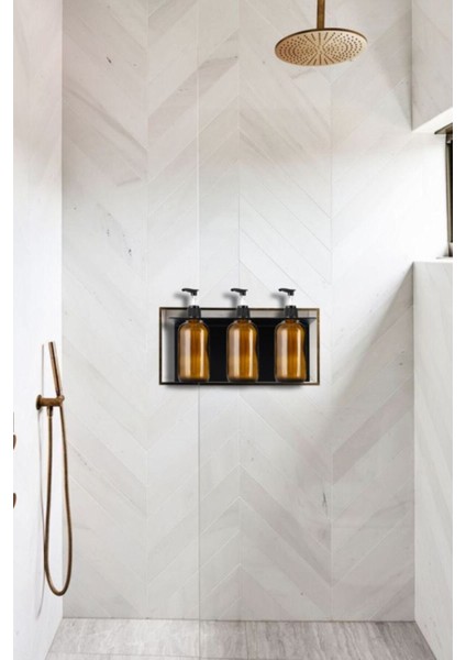 Elite 3'lü Set Sıvı Sabunluk, Banyo Şampuanlık , Duş Jelilik, Sıvı Yağ Şişesi 1 Adet