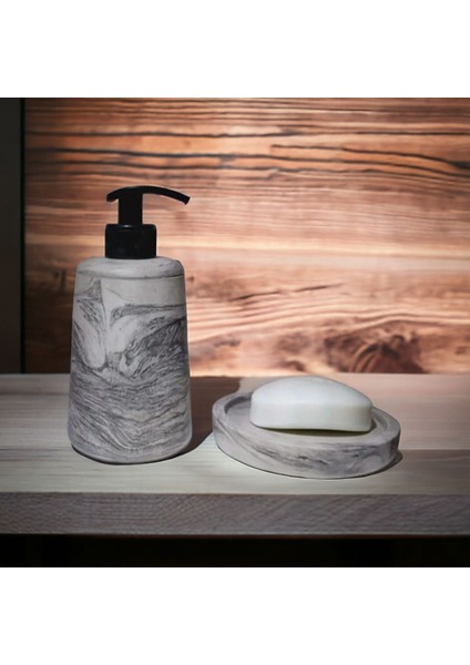 Elite Marble Sabunluk,beton Sıvı ve Katı Sabunluk 1 Adet modelleri