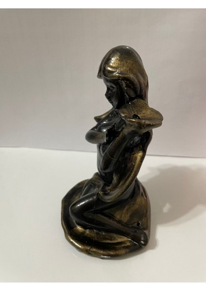 Elite Kadın Modeli Buhardanlık Geri Akış Tütsüsü Dekoratif Tütsülük Backflow Siyah 1 Adet
