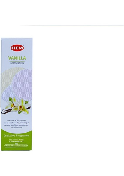Elite Vanilla (Vanilya) Exclusive Organik Tütsü Tekli Paket 1 Adet