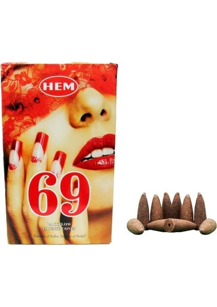 Elite 69 Back Flow Konik Tütsü Tek'li Paket Geri Akış Tütsü 1 Adet