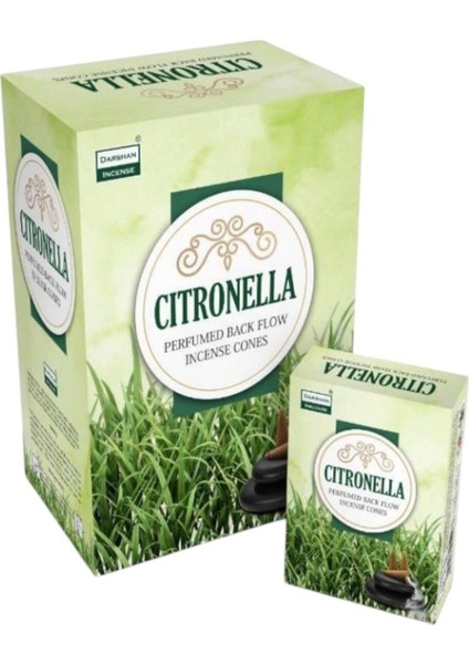 Elite Darshan Citronella Geri Akış Tütsü 10 Adet 1 Adet