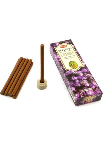 Elite Precious Lavender (Lavanta) Dhoop Organik Konik Tütsü Tek'li Paket 1 Adet