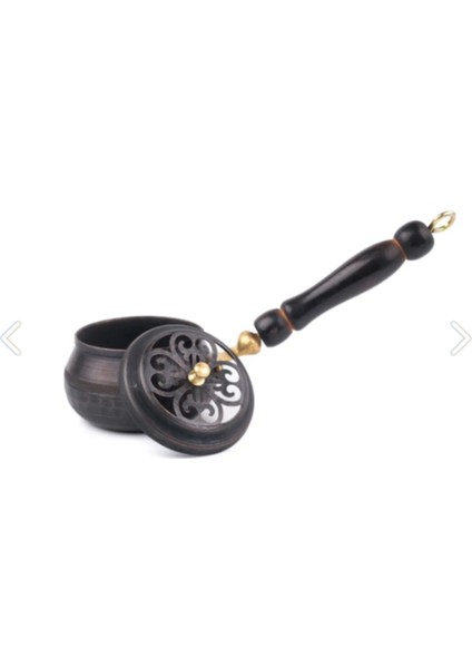 Elite Gaziantep Bakır Buhardanlık-Tütsülük El Işlemeli Ahşap Kulplu 1 Adet modelleri