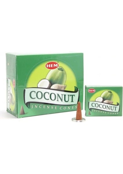 Elite Coconut Aromalı Konik Tütsü 1 Adet