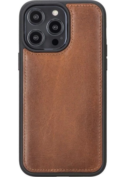 Apple iPhone 14 Pro Max Uyumlu Deri Cüzdanlı Kılıf Mwwn RST2EF