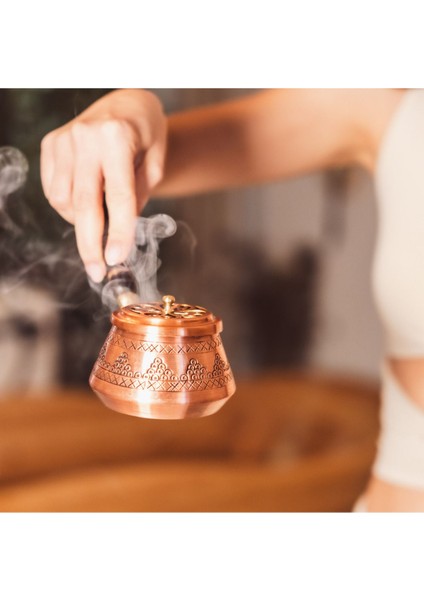 Elite Gaziantep El Işlemesi Özel Model Bakır Tütsülük 1 Adet