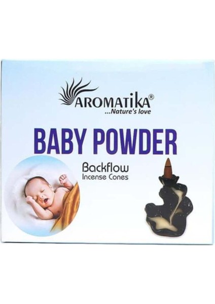 Elite Bebek Pudrası Kokulu Geri Akış Tütsüsü Konik Tütsü Bebek Pudrası Backflow Incense Cones 10 Adet 1 Adet