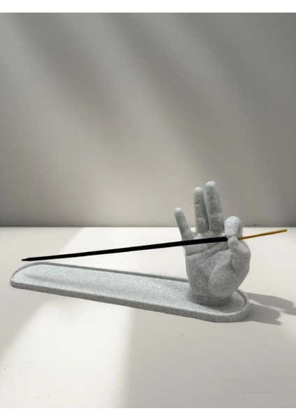 Elite Mermer Desenli Tütsülük – 3D Yazıcıdan Özel Tasarım, Modern ve Şık Dekorasyon Ürünü 1 Adet
