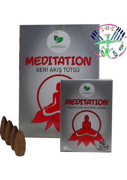 Elite Meditation - Meditasyon Özel Aromalı Geri Akış Backflow Özel Aromalı Tütsü 10 Adet 1 Adet