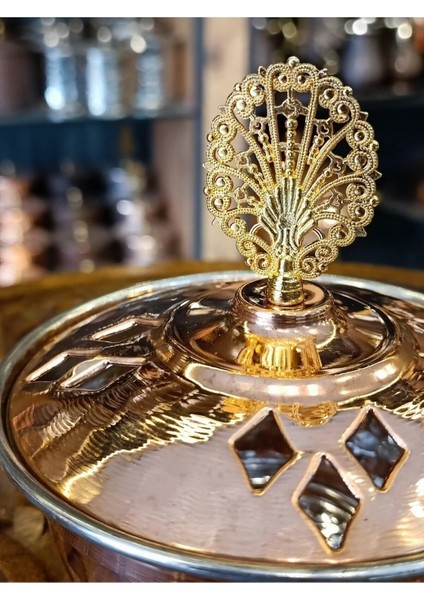 Elite El Yapımı Otantik Bakır Tütsülük Buhurdanlık 1 Adet