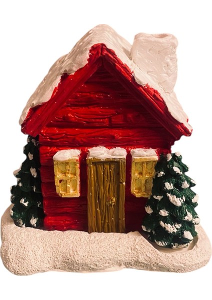 Elite Yeni Yıl Noel Evi Geri Akış Tütsülük Yılbaşı Hediye Dekoratif Ev 1 Adet fiyatları