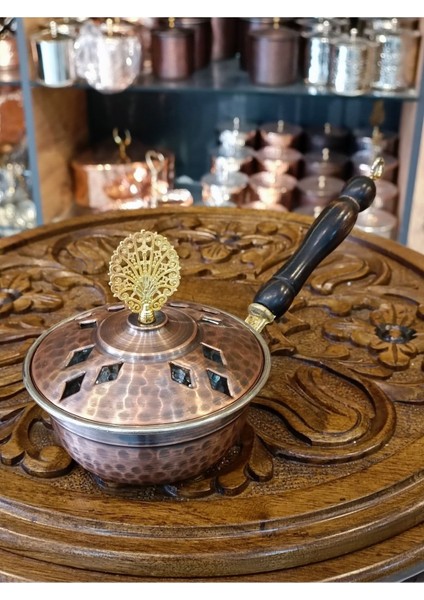 Elite El Yapımı Otantik Bakır Tütsülük Buhurdanlık 1 Adet