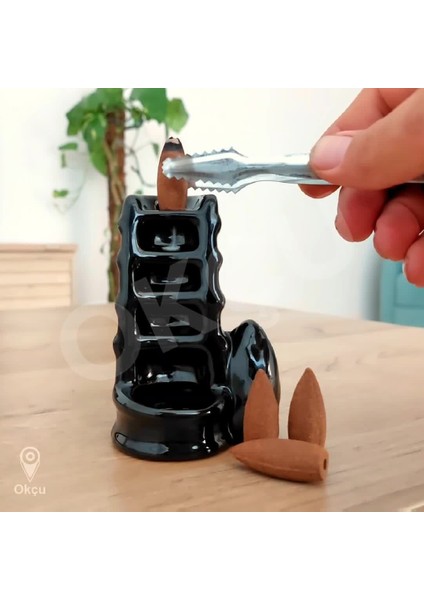 Elite Vanilya / Vanilla Kokulu Geri Akış Tütsü Konikleri Backflow Cones 10 Adet / 10 Pieces 1 Adet