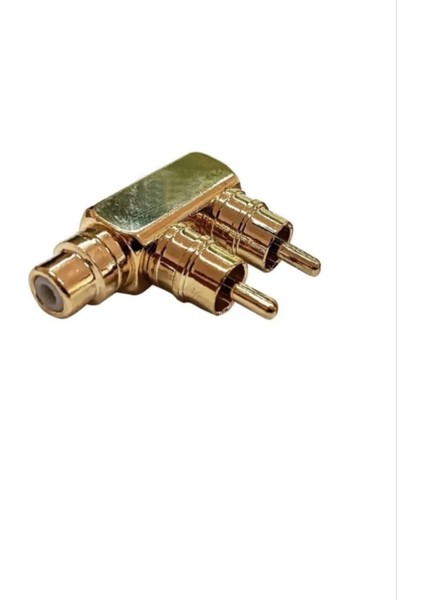 Bakır Rca Çoklayıcı ( Y Fiş Yerine Kullanılır )