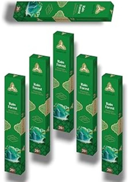 Elite Mahur Yağmur Ormanı Premium Tütsü Çubukları, Yüksek Kalite, Çok Al, Az Öde, 6 Kutu - 120 Adet Tütsü 1 Adet