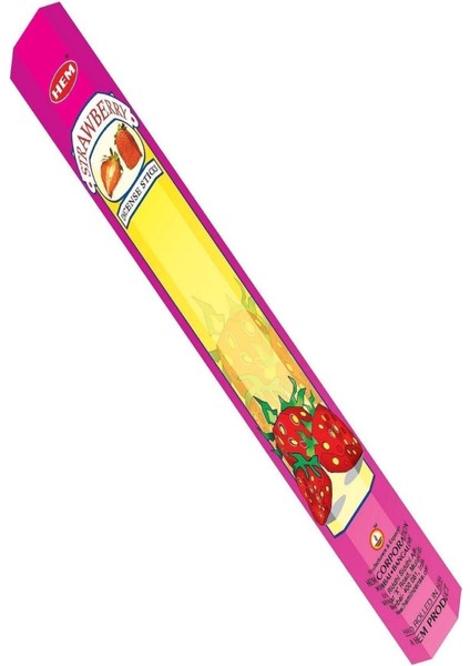 Elite Hem Tütsü Çilek 1 Paket ( 20 Çubuk ) 1 Adet