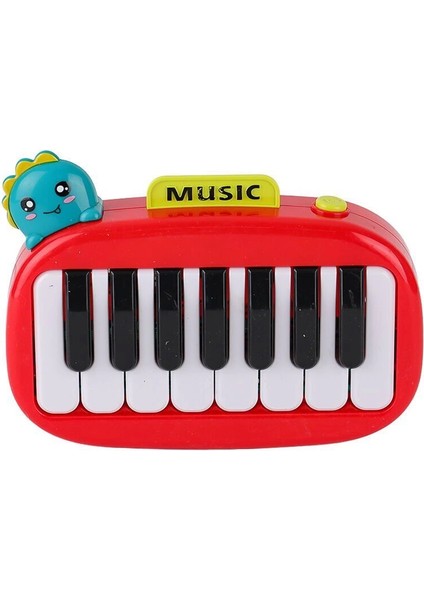 8898-1B Dinazor Işıklı Müzikal Baby Piano - 1 Adet Fiyatıdır
