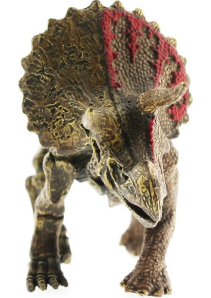Sert Plastik Dinozor Figürü Triceratops