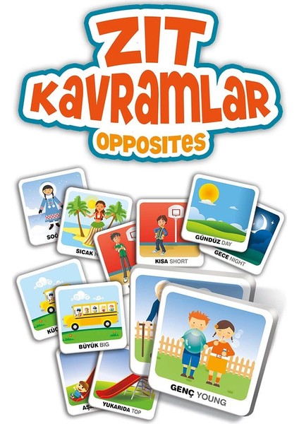 ZK238 Ks, Zıt Kavramlar - Opposites / +3 Yaş