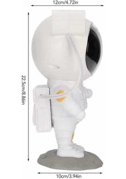 Projeksiyon Astronot Lamba Speaker Sevimli Astronot Bluetooth Hoparlör