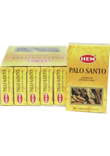 Elite Palo Santo Back Flow Cones Tekli Paket Geri Akış Tütsü 1 Adet