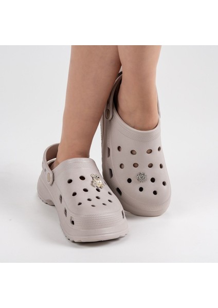 Elite Crocs Terlik Süsü, Terlik Aksesuarı, Taşlı Crocs Süsü, Ayıcık Figürlü Crocs Taşı, 2'li Aksesuar 1 Adet modelleri