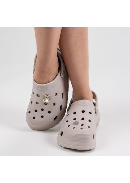 Elite Crocs Terlik Süsü, Terlik Aksesuarı, Taşlı Crocs Süsü, Ayıcık Figürlü Crocs Taşı, 2'li Aksesuar 1 Adet indirimleri