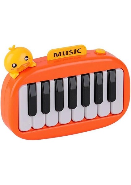 8897-1B Ördek Işıklı Müzikal Piano - 1 Adet Fiyatıdır