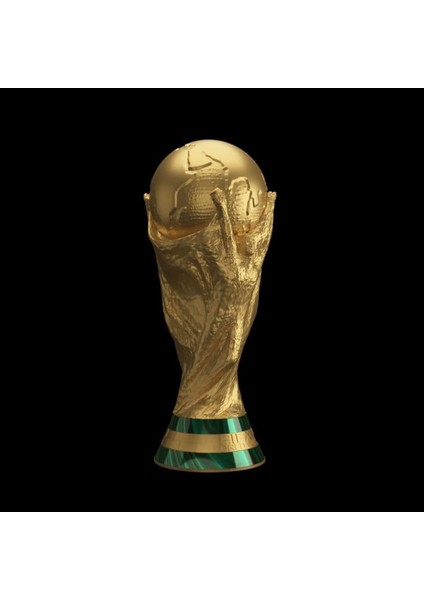 Elite Fifa Dünya Kupası 15CM Maket Gold Kaplama Messi Qatar Futbol 1 Adet modelleri