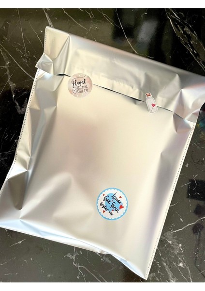 Elite Parlak Metalize Hediye Paketi 30X45 cm 10 Adet Sevgililer Günü Hediye Paketi, Doğum Günü Yılbaşı 1 Adet