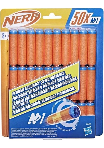 F8639 Nerf N Serisi Dart 50LI Yedek Paket