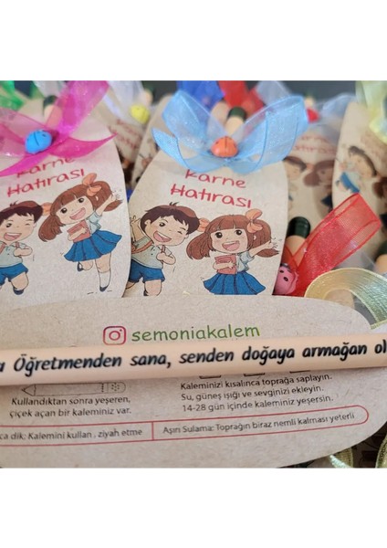 Elite Kişiye Özel Karne Hediyesi 1ADET Tohumlu Kalem/ sipariş Numarası ile Birlikte Ismi Mesaj Atınız 1 Adet fiyatları