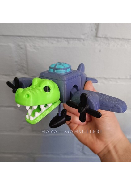 Elite Bombardino Crocodilo Figür Brainrot Figür 1 Adet