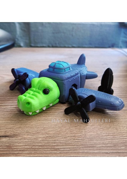 Elite Bombardino Crocodilo Figür Brainrot Figür 1 Adet