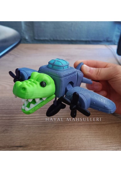 Elite Bombardino Crocodilo Figür Brainrot Figür 1 Adet