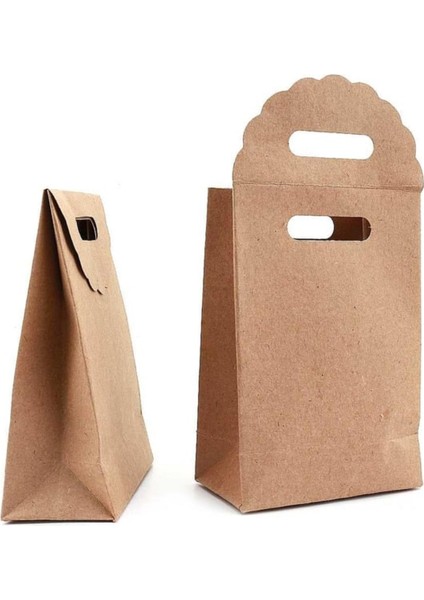 Elite El Geçe Kraft Poşet 13X18CM 6 Adet Kapalı Poşet Yapışkanlı Hediye Poşeti 6 Ad. 1 Adet
