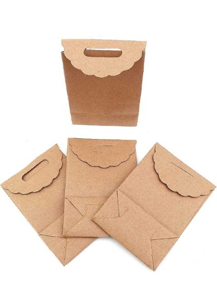 Elite El Geçe Kraft Poşet 13X18CM 6 Adet Kapalı Poşet Yapışkanlı Hediye Poşeti 6 Ad. 1 Adet