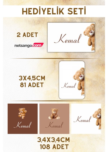 Elite Ayıcık Desen Kahverengi Hediyelik Seti - Çikolata - Kolonya - Kutu 1 Adet fiyatları