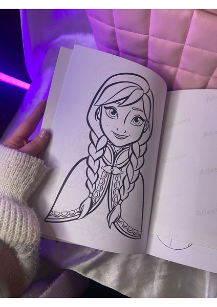 Elite Elsa Boyama Kitabı ve Sticker Seti 1 Adet