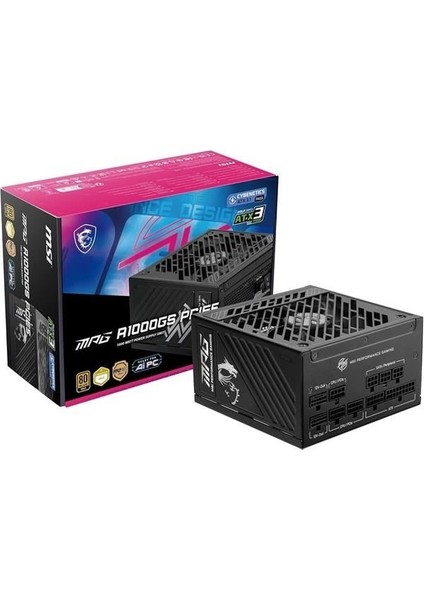 Msı 1000W 80+ Gold Mpg A1000GS Pcıe 5.1 Tam Modüler Power Supply