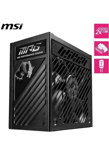 Msı 1000W 80+ Gold Mpg A1000GS Pcıe 5.1 Tam Modüler Power Supply
